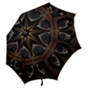 Fractal Abstract Background Pattern Hook Handle Umbrellas (Small) View2
