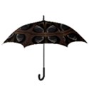 Fractal Abstract Background Pattern Hook Handle Umbrellas (Small) View3