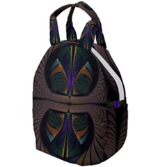 Fractal Abstract Background Pattern Travel Backpacks by Wegoenart