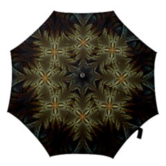 Fractal Art Abstract Pattern Hook Handle Umbrellas (medium) by Wegoenart