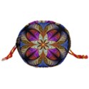 Fractal Flower Fantasy Pattern Drawstring Bucket Bag View3