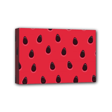 Seamless Watermelon Surface Texture Mini Canvas 6  X 4  (stretched) by Nexatart