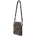 Graffiti Word Seamless Pattern Multi Function Travel Bag View1