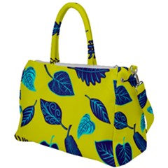 Leaves Pattern Picture Detail Duffel Travel Bag by Nexatart