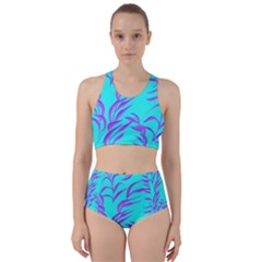 Branches Leaves Colors Summer Racer Back Bikini Set by Nexatart