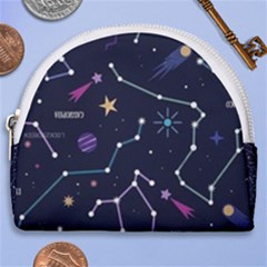 Space Wallpapers Horseshoe Style Canvas Pouch by Nexatart