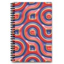 Pattern Curve Design 5.5  x 8.5  Notebook View1