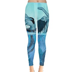 Wonderful Jellyfish Women Leggings  by FantasyWorld7