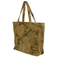Pcb Printed Circuit Board Zip Up Canvas Bag by Vaneshart