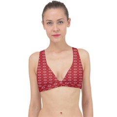 Red Kalider Classic Banded Bikini Top by Sparkle