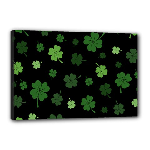 St Patricks Day Canvas 18  X 12  (stretched) by Valentinaart