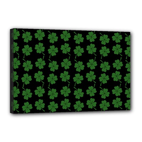St Patricks Day Canvas 18  X 12  (stretched) by Valentinaart