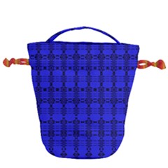 Digital Illusion Drawstring Bucket Bag by Sparkle