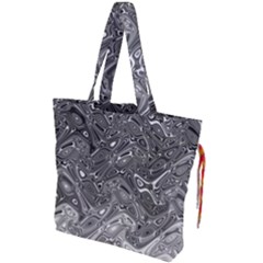 Grey Glow Cartisia Drawstring Tote Bag by Sparkle