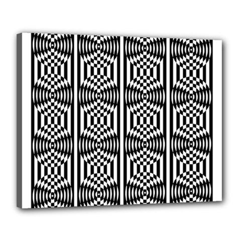 Optical Illusion Canvas 20  X 16  (stretched) by Sparkle