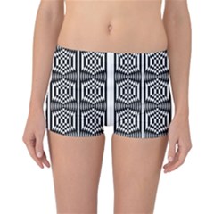 Optical Illusion Reversible Boyleg Bikini Bottoms by Sparkle