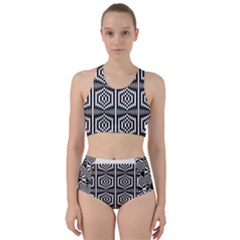 Optical Illusion Racer Back Bikini Set by Sparkle
