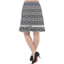 Optical Illusion Fishtail Chiffon Skirt View2