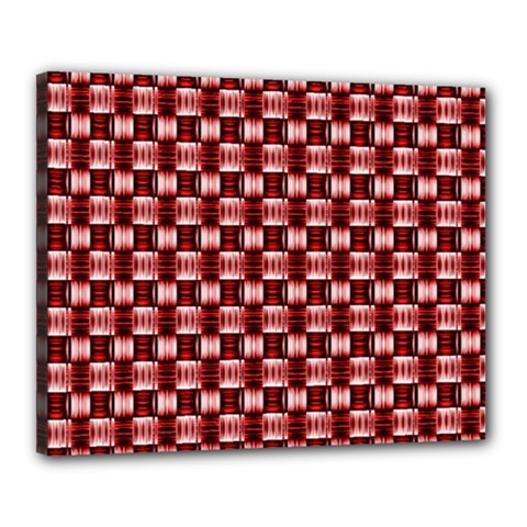 Red Kalider Canvas 20  X 16  (stretched) by Sparkle