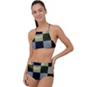 Circle Checks High Waist Tankini Set View1