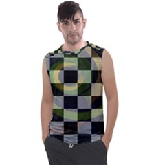 Circle Checks Men s Regular Tank Top by Sparkle