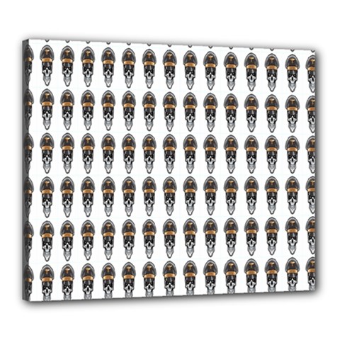Skull Police Canvas 24  X 20  (stretched) by Sparkle