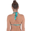 Digital Abstract Halter Neck Bikini Top View2