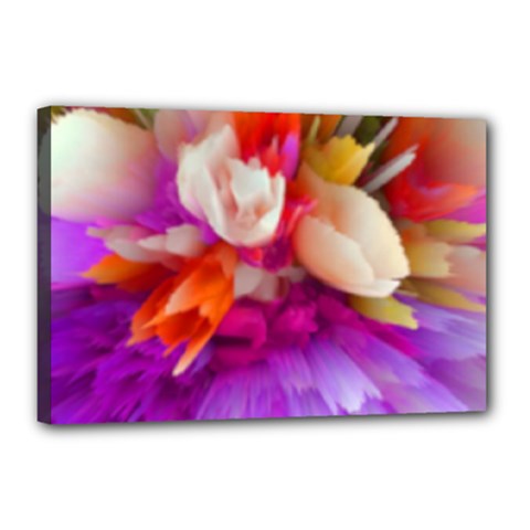 Poppy Flower Canvas 18  X 12  (stretched) by Sparkle