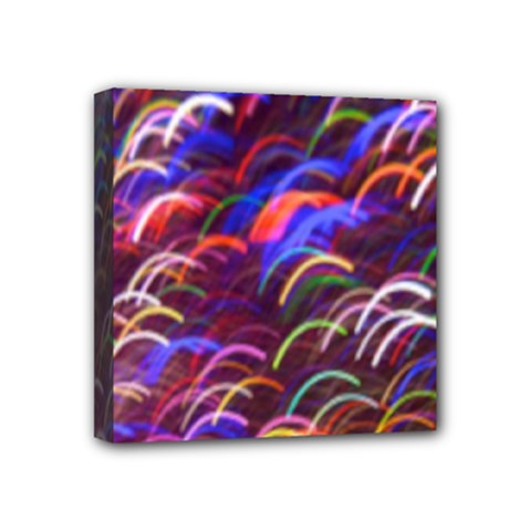 Fractal Rings Mini Canvas 4  X 4  (stretched) by Sparkle