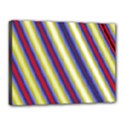 Colorful Strips Canvas 16  x 12  (Stretched) View1