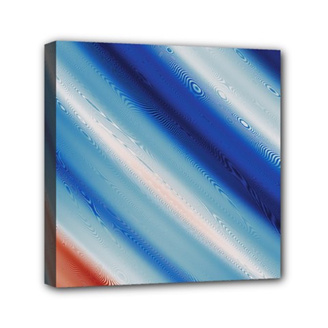 Violet Orange Mini Canvas 6  X 6  (stretched) by Sparkle