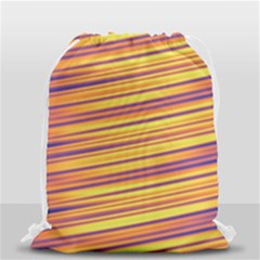 Colorful Strips Drawstring Bag (small) by Sparkle