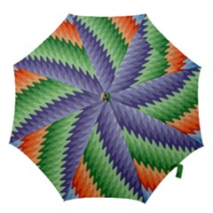 Grey Strips Hook Handle Umbrellas (medium) by Sparkle