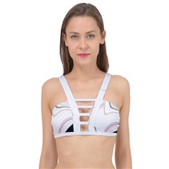 Tech Colors Cage Up Bikini Top by Sparkle