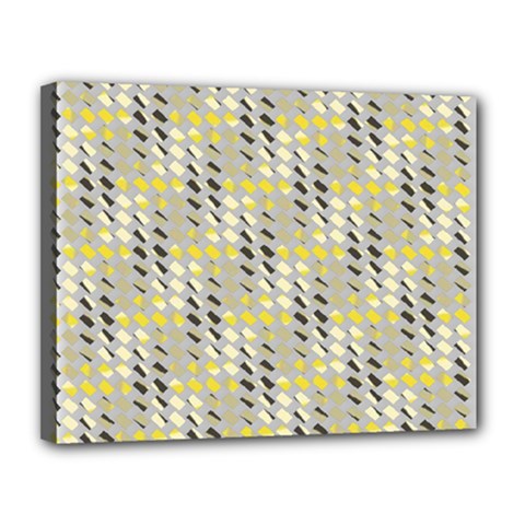Color Tiles Canvas 14  X 11  (stretched) by Sparkle