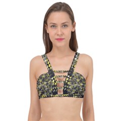 Bricks Cubes Cage Up Bikini Top by Sparkle