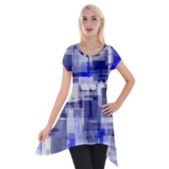 Blockify Short Sleeve Side Drop Tunic by Sparkle