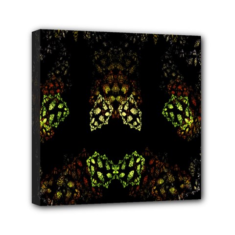 Duckies Mini Canvas 6  X 6  (stretched) by Sparkle