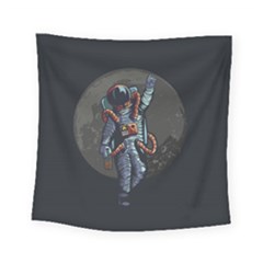 Illustration Drunk Astronaut Square Tapestry (small) by Vaneshart