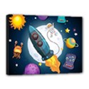 Spaceship Astronaut Space Canvas 16  x 12  (Stretched) View1