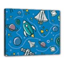 About Space Seamless Pattern Canvas 20  x 16  (Stretched) View1