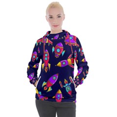 Space Patterns Women s Hooded Pullover by Vaneshart