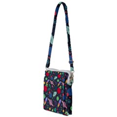 Cosmos Ufo Concept Seamless Pattern Multi Function Travel Bag by Vaneshart