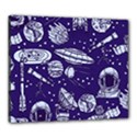 Space Sketch Seamless Pattern Canvas 24  x 20  (Stretched) View1