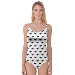 Freedom Concept Graphic Silhouette Pattern Camisole Leotard  by dflcprintsclothing