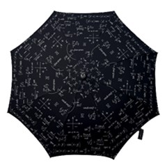 Mathematical Seamless Pattern With Geometric Shapes Formulas Hook Handle Umbrellas (medium) by Vaneshart