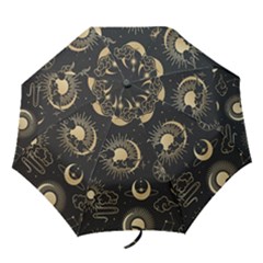 Asian Seamless Pattern With Clouds Moon Sun Stars Vector Collection Oriental Chinese Japanese Korean Folding Umbrellas by Vaneshart