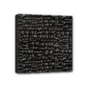 Math Equations Formulas Pattern Mini Canvas 4  x 4  (Stretched) View1