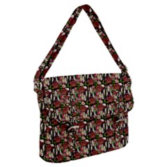 Swimmer 20s Black Buckle Messenger Bag by snowwhitegirl