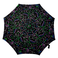 Math Linear Mathematics Education Circle Background Hook Handle Umbrellas (medium) by Vaneshart